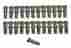 If-09g-s-l Pl-259 Rg-8x Reducer Lands Precision 25 Lot Insert Silver For Or Rg-59 Ham Radio Coaxial Cable