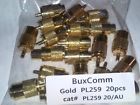 Pl259-20au Buxcomm Gold Per Pack Pcs