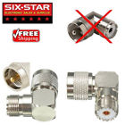 Pl2592so239 Pcs Uhf To Right Angle Rf Adapter Connector Cb Ham