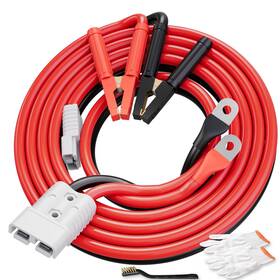 Poadtor B0f63jlxfk Heavy Duty Jumper Cables For Car Battery 1 Gauge 30 Feet 900amp Quick
