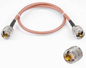 Vca125 Pobady Pl 259 Cable Uhf Male To Rg400 20 Inch /50cm Low Loss Coax Cb Radio Vca125 Pobady Pl 259 Cable Uhf Male To Rg400 20 Inch /50cm Low Loss Coax Cb Radio