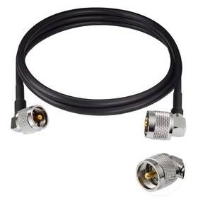 Pl-259 Pobady Vca133 Pl 259 Cable Jumper Uhf Male Right Angle To L