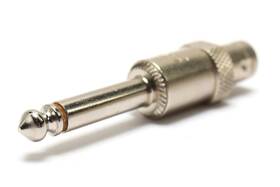 Pomona 1297 Electronics Bnc Female To 1/4 Inch Ts Male 50 Ohm Adapter