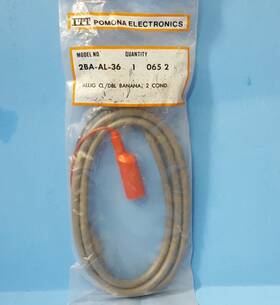2ba-al-36 Pomona One- Banana Plug To Alligator Clip 2ba- Al-36