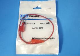3220-12-2 Pomona 3 Pcs- Patch Cord Itt Red 3220-12-2 Pomona 3 Pcs- Patch Cord Itt Red