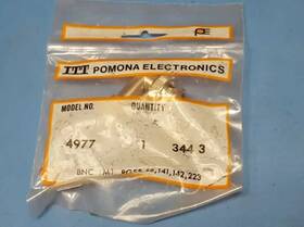 Rg55 Pomona 4977 Bnc Connector Itt/pomona Male 58 141 142 223 Rg55 Pomona 4977 Bnc Connector Itt/pomona Male 58 141 142 223