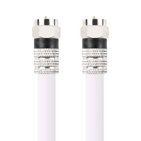 Cable4 Postta 737353745875 Digital Coaxial Feet Quad Shielded White Rg6 Cable With Fmale Connector Cable4 Postta 737353745875 Digital Coaxial Feet Quad Shielded White Rg6 Cable With Fmale Connector
