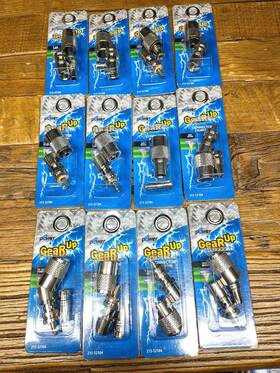215-52104 Power Comm Lot Of 12 New Connector Solder Type With Reducer For Rg58 Coax Cable