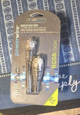 12coax Powercomm 12ft New Rg58 Cb Coax Cable Nwt 12coax Powercomm 12ft New Rg58 Cb Coax Cable Nwt