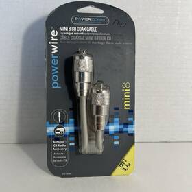 215-35341 Powercomm Power Wire Super Mini 8 Cb Coax Cable 12ft 215-35341 Powercomm Power Wire Super Mini 8 Cb Coax Cable 12ft