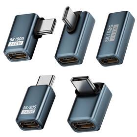 B6141 Poyiccot 80gbps Usb C 90 Degree Adapter 240w Charging/ 8k 60hz Video B6141 Poyiccot 80gbps Usb C 90 Degree Adapter 240w Charging/ 8k 60hz Video