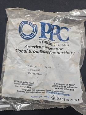 110418ba1040 Ppc 25 Pack - Belden Signaltight Raplus Right Angle Adapters