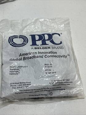 Ex11n716wsplus-x Ppc Belden 25 Rg11 Coaxial Cable Connectors Comcast Xfinity Ex11n716wsplus-x Ppc Belden 25 Rg11 Coaxial Cable Connectors Comcast Xfinity