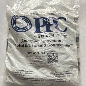 Ppc Ex6xlwsplus-c Rg6 To F Compression Connectors Silver/black