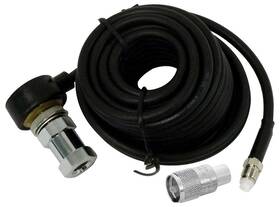 Hs812tn-nip Procomm 12 Foot Terminator Rg58 Cb Coax Cable Kit Nip Connector