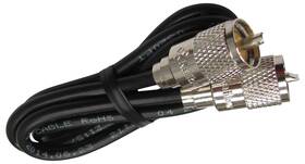 Pp8x12-b Procomm Cb Radio 12 Foot Rg8x Antenna Coaxial Cable With Pl259 End - Black