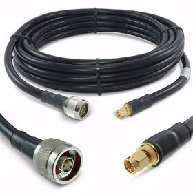Proxicast 850021295004 25 Ft Sma Male To N Premium 400 Series Low-loss Coax Cable 50 Ohm For