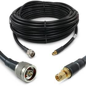 Proxicast Ant-140-020-75b 75 Ft Sma Male To N Premium 400 Series Low-loss Coax Cable 50 Ohm For