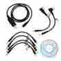 Uv5ra Px888 Unbranded Generic 6 In 1 Usb Programming Cable For Puxing K Motorola Icom Baofeng A083