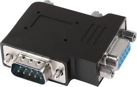Qianrenyang 744759940629 Qianrenon Rs232 Db9 Male To Female 90 Degree Right Angle Adapter Extender