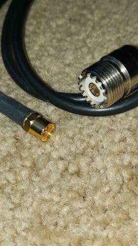 Radioshack 2700922 Coaxial Cable Sma Male To So239 Female