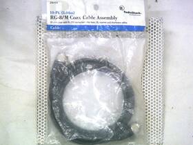 Radioshack 278-0979 Radio Shack 10ft Pl-259 Ham Cb Scanner 52 Ohm Rg 8/m Rf Coax Cable Usa Made