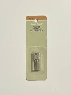 278-140 Radioshack Radio Shack Archer Twist On Tnc Male Rf Connector 278-140 Radioshack Radio Shack Archer Twist On Tnc Male Rf Connector