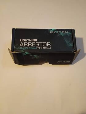 Raigen Arrester-1 Lightning Arrestor N-type Male To Female Ltn Arst1 New