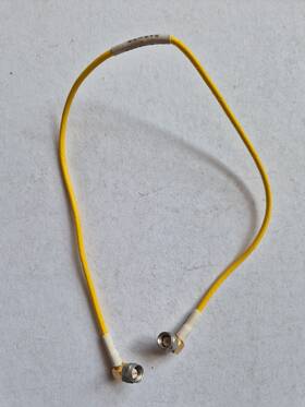 5187426-15 Ratheon Milspec 15.5 Inch Rf Cable Sma Male Right Angle- Both Ends Nos