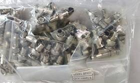Rca 041095571822 100pcs Bnc Male To Female M/f Tv Rf Coaxial Cable Adapter Connector