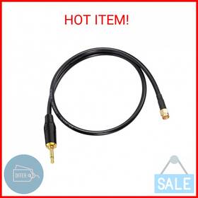 Redyutou 445037180135 Sma Male To 3.5mm Mono 1/8 Inch Ts Stereo Plug Adapter Antenna Extension Ca