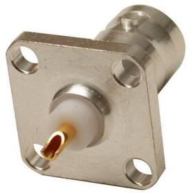 Rfb-1115-s Rf Industries Ltd. Bnc Female 4 Hole Panel Mount Solder