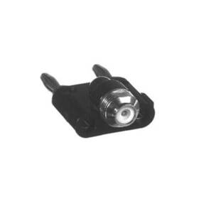 Pt-4010-021 Rf Industries - Unidapt Adapter F To Double Banana Plug Silver