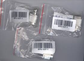 Rfn-1037-1 Rf Industries Three N Male To Bnc Female Adapters Nos