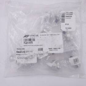 Rqa-5478 Rf Industries 12 Pack Adapter Coaxial Connector N Plugs Male Pin To Qma Jack