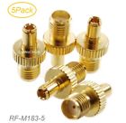 Rf-m183-5 Cablesonline 5-pack Ts9 Male