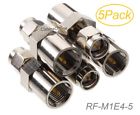 Rf-m1e4-5 Cablesonline 5-pack Fme Male
