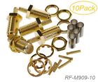 Rg316-rg174-lmr100 Rf-m909-10 Cablesonline 10-pack Sma Bulkhead