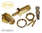 Rg316-rg174-lmr100 Rf-m909-2 Cablesonline 2-pack Sma Bulkhead