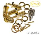Rg316-rg174-lmr100 Rf-m909-5 Cablesonline 5-pack Sma Bulkhead