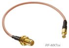 Rf-mx7xx Cablesonline Sma Bulkhead Female To Mcx Male Coax Low Loss