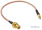 Rf-my7xx Cablesonline Sma Bulkhead Female To Mmcx Male Coax Low Loss