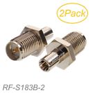 Rf-s183b-2 Cablesonline 2-pack Ts9 Male