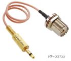 Rf-u37xx Cablesonline Uhf Bulkhead Female To Ts Male Coax Low Loss