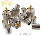Rg8-rg213-lmr400 Rf-u907-5 Cablesonline Uhf Male Crimp Type Rf Connectors For Coax Wire