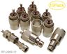 Rg8-rg213-lmr400 Rf-u909-10 Cablesonline Uhf Male Solder Connectors For