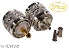 Rg316-rg174-lmr100 Rf-u916-2 Cablesonline 2pack Uhf Pl-259