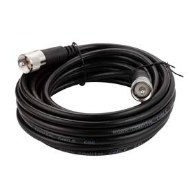 Rfadapter 724268879276 Cb Coax Cable Antenna 20ft Rg8x Coaxial Uhf Male To Low