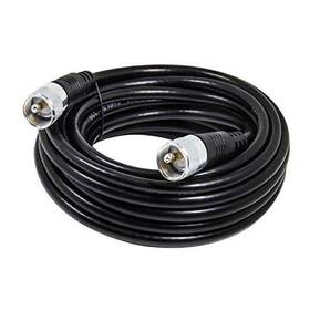 R-u025 Rfadapter Cb Coax Cable 25ft Rg8x Coaxial Uhf Pl259 Male To Low Loss