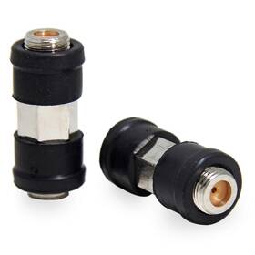 Tv0a0008a-2 Rfadapter Outdoor Coaxial Cable Connector 2 Pack Rg6 Coax Coupler Barrel F Female To Fem